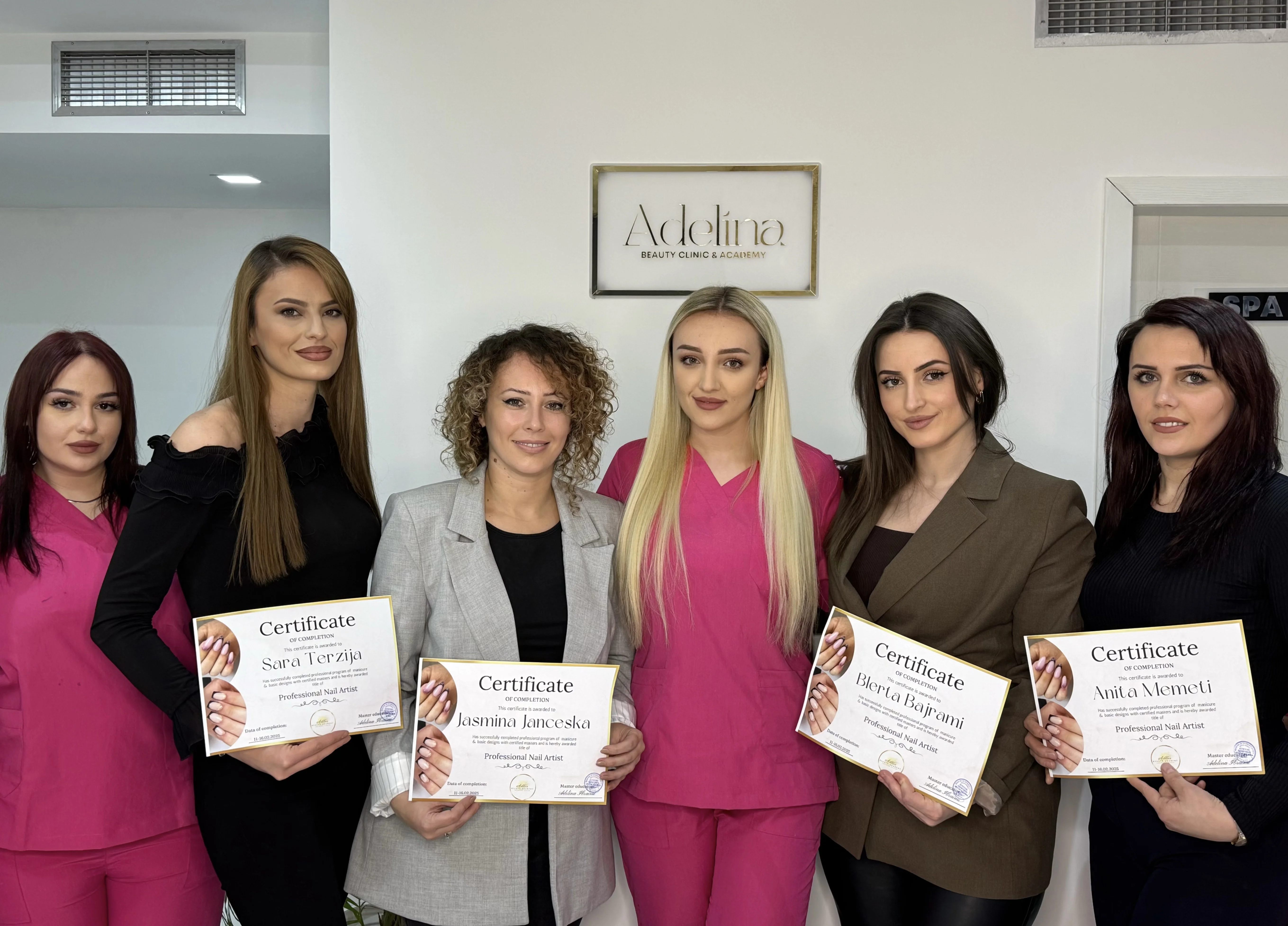 Резултат од обука — Adelina Beauty Academy 9