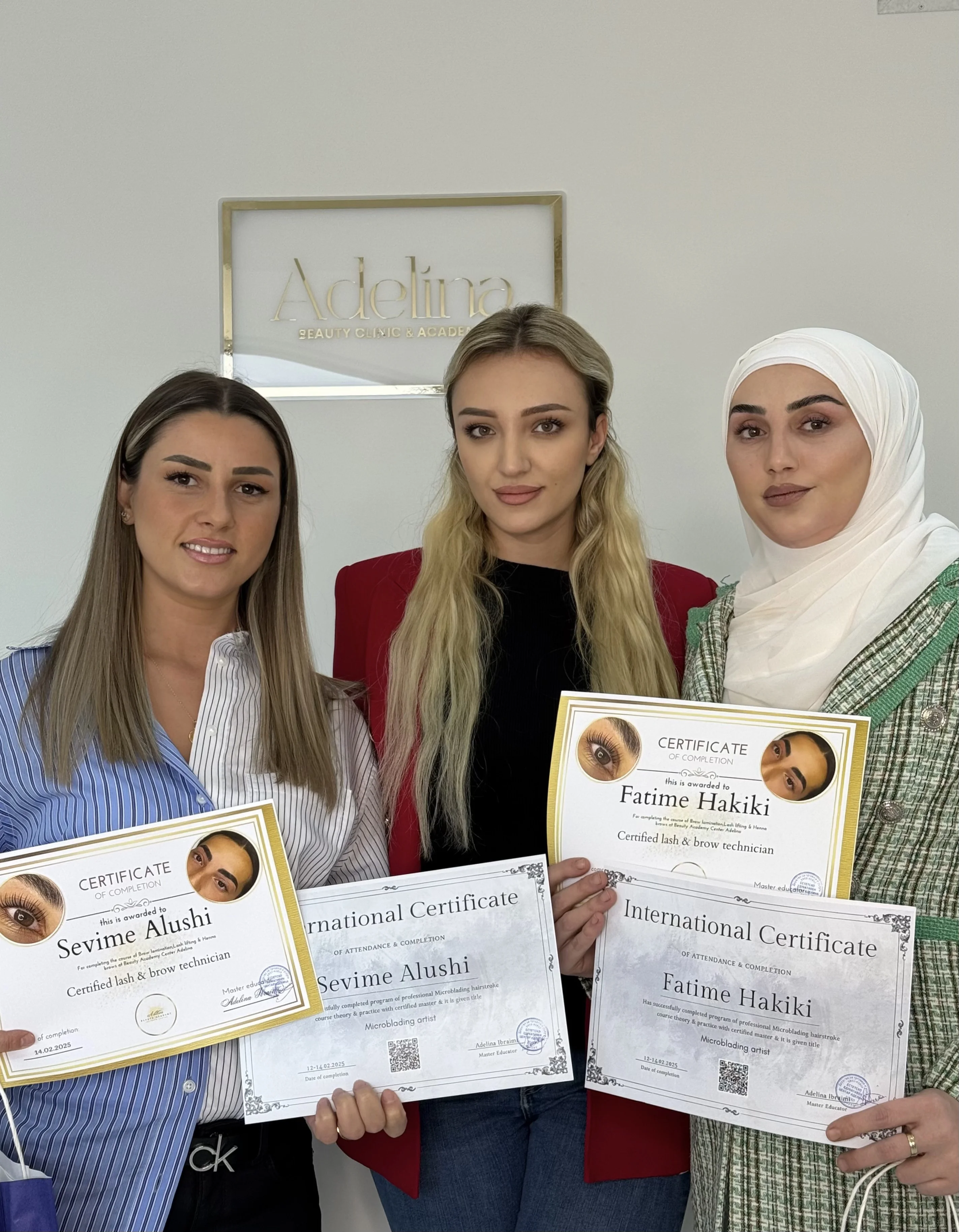 Резултат од обука — Adelina Beauty Academy 10
