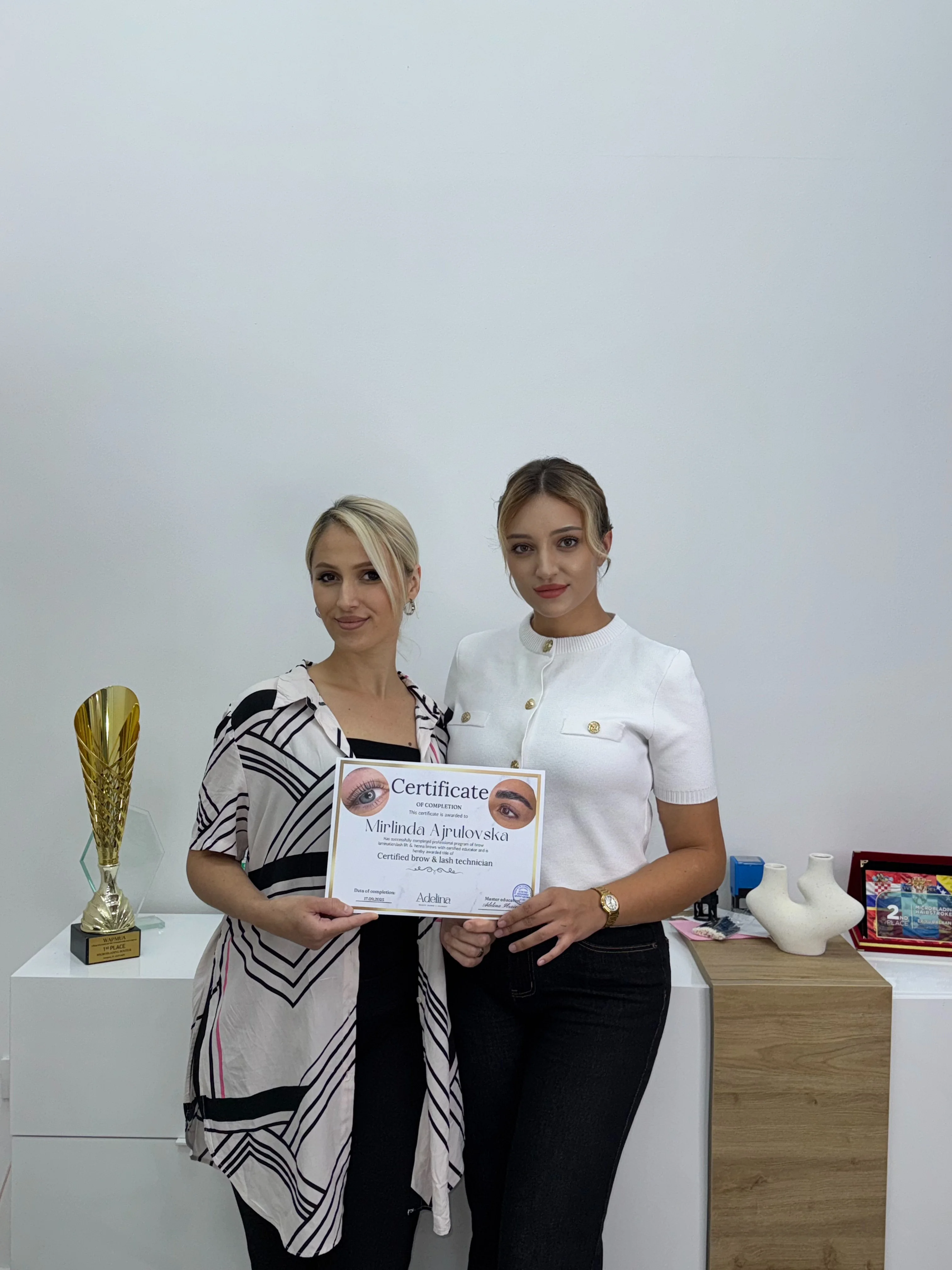 Резултат од обука — Adelina Beauty Academy 3